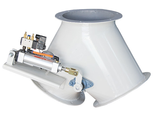 Pneumatic two-way diverter